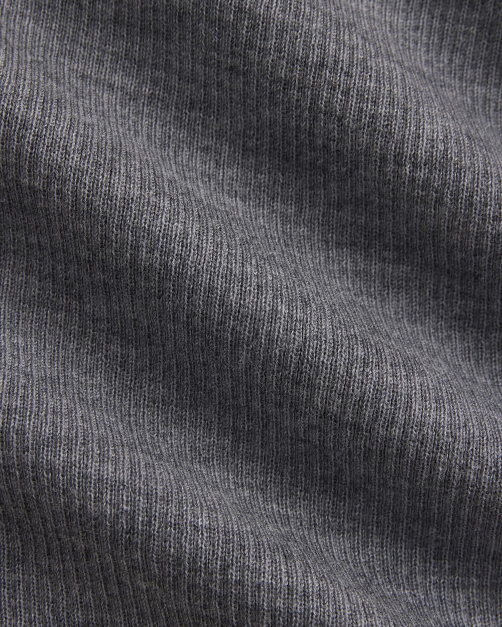 The Light Ribbed Cami in Ultrasoft Merino | Heather Mid Grey