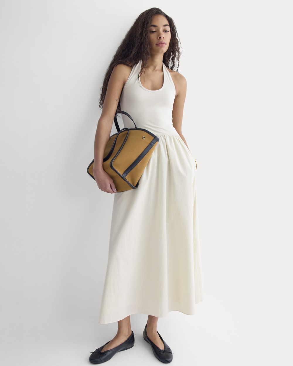 Halter Dress in Ultrasoft Cotton | Birch