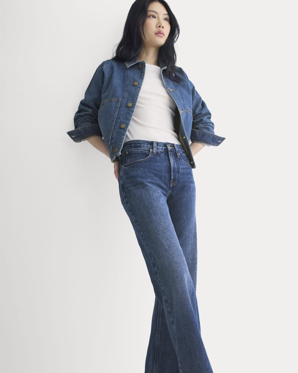 Relaxed Mid-Rise Bootcut Jean | Dark Indigo