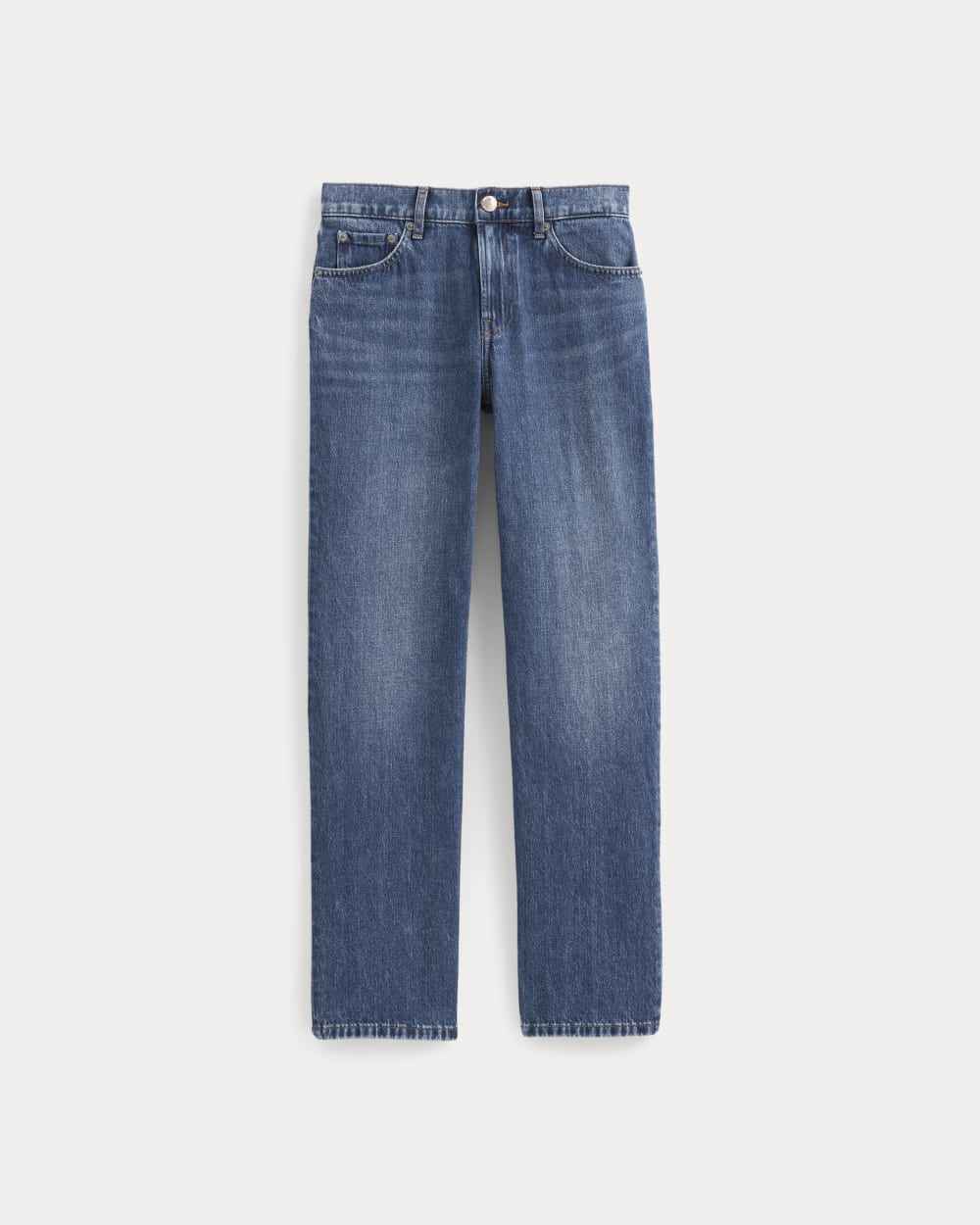 Low-Rise Straight Jean | Dark Indigo