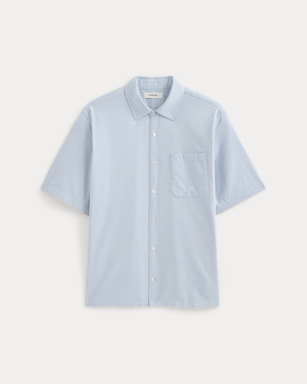 Lightweight Short-Sleeve Oxford | Light Blue