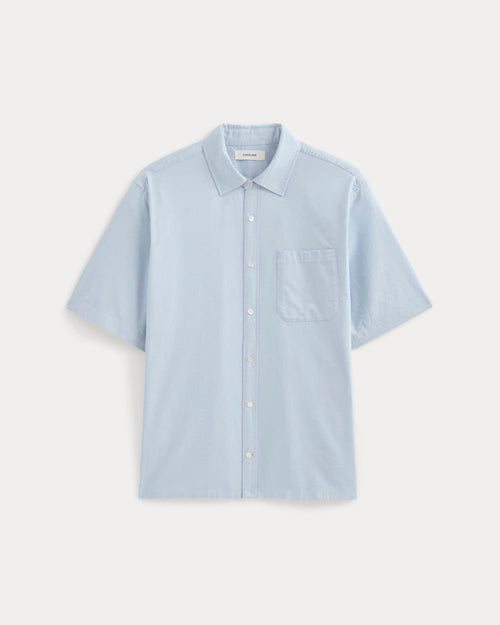 Lightweight Short-Sleeve Oxford | Light Blue