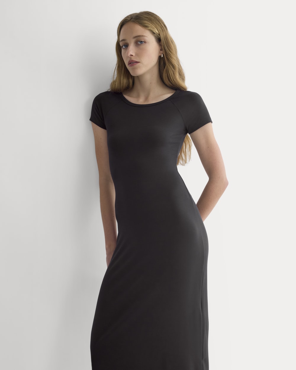 Raglan Midi Dress | Black