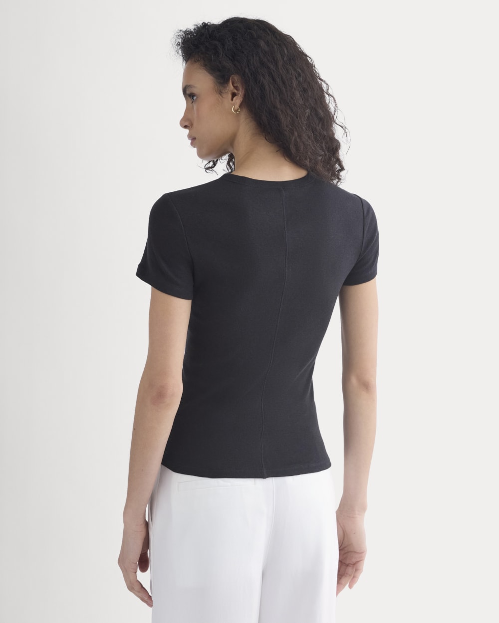 Tissue Short-Sleeve Crew | Black