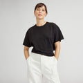The Organic Cotton Tie Back Tee | Black