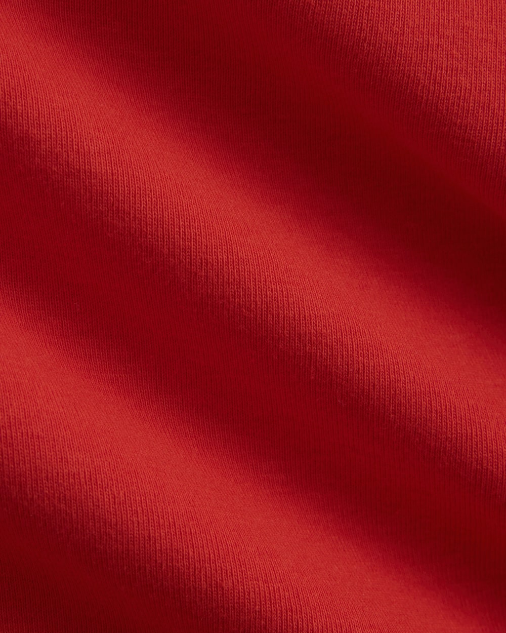 RetroSoft Cotton Square-Neck Tee | Fiery Red
