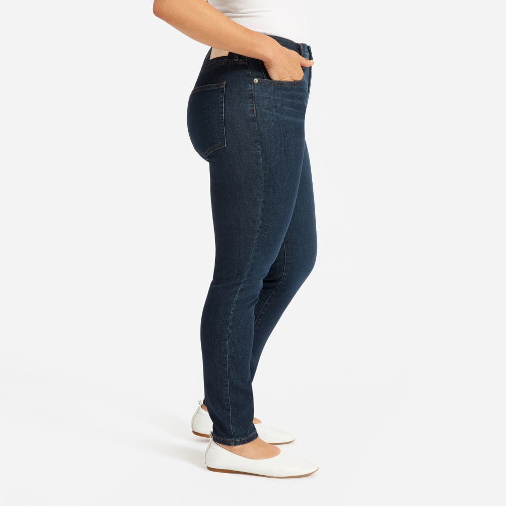 The Authentic Stretch High-Rise Skinny | Deep Indigo | 30.5" Inseam