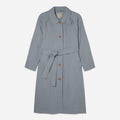 The Gathered Drape Trench | Smoke