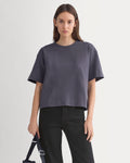 Ponte Oversized Tee | Graphite