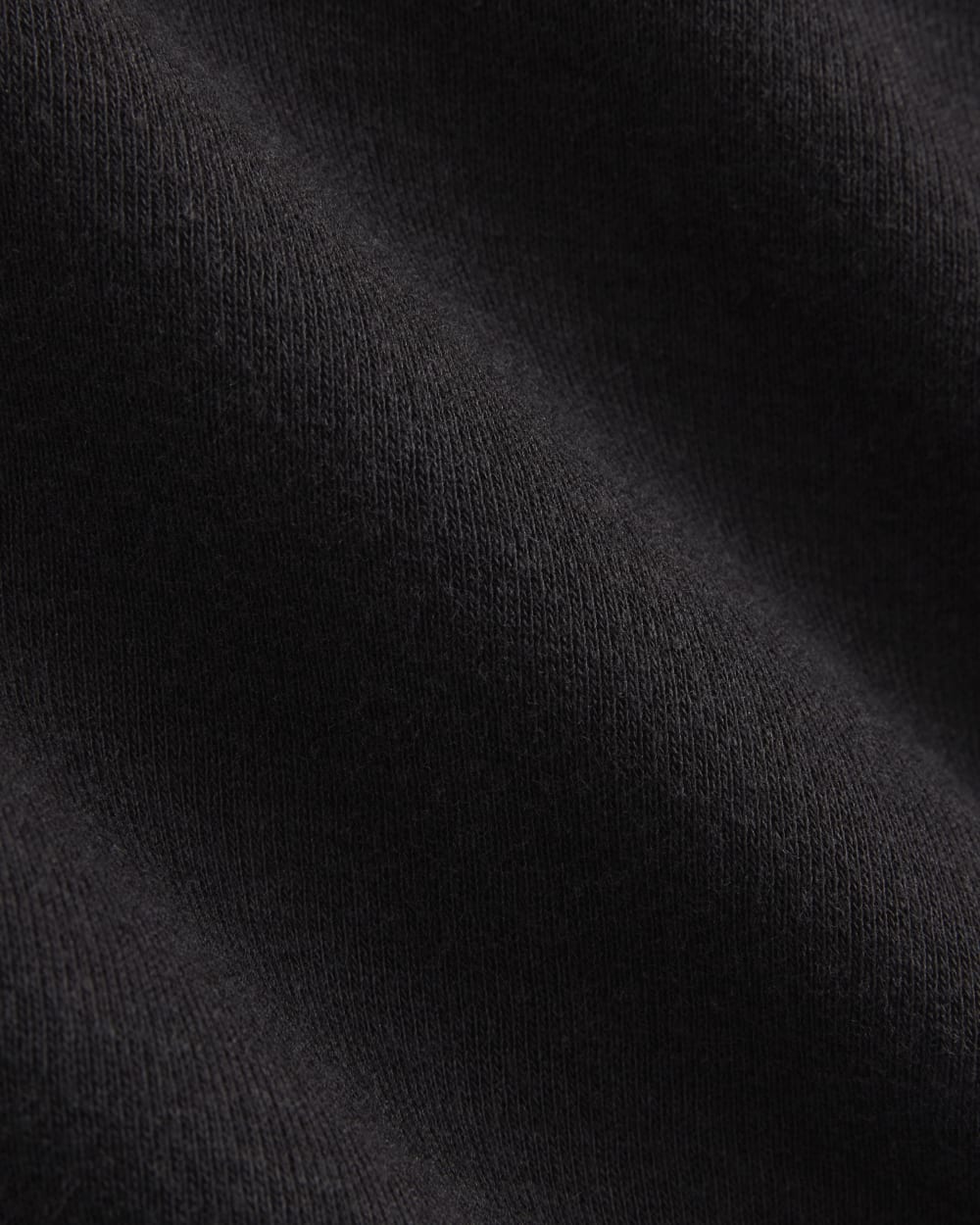 Tissue Short-Sleeve V-Neck Top | Black