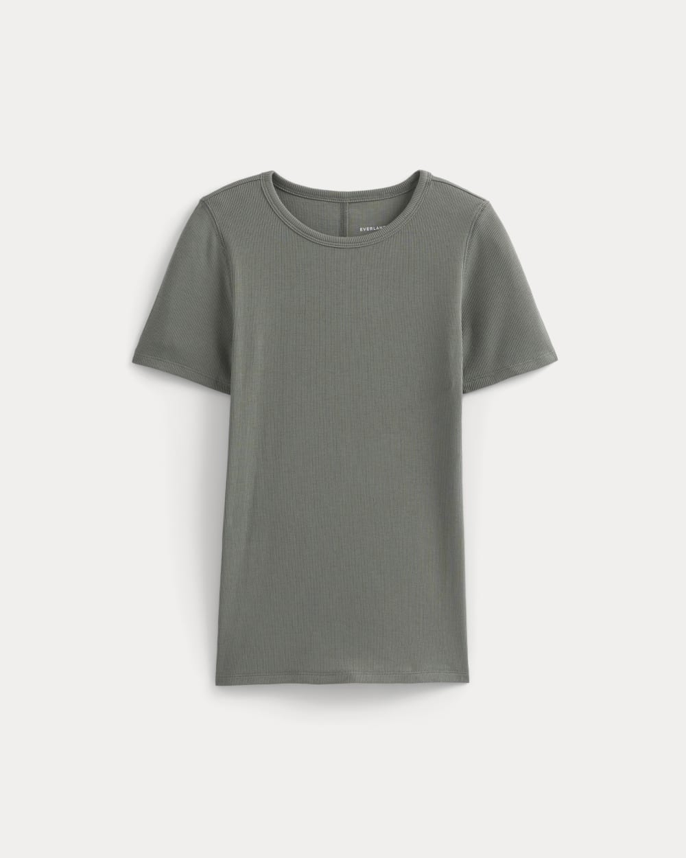 The Luxe Rib Crew | Agave Green