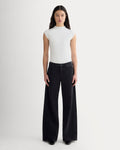 The Form Funnel-Neck Bodysuit | White