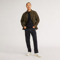 The Authentic Straight Jean | Washed Black