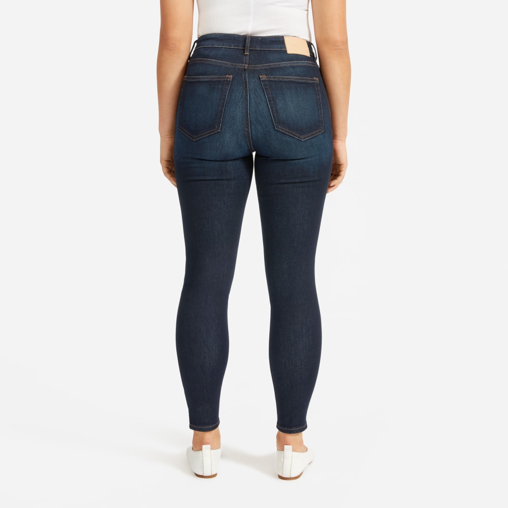 The Curvy Authentic Stretch High-Rise Skinny Jean | Dark Blue Wash | 26.5" Inseam