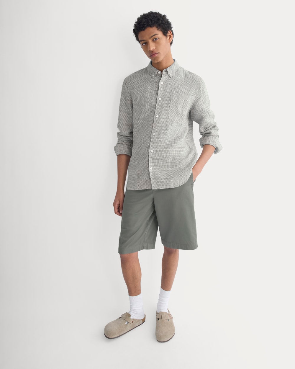 The Classic Shirt in Linen | Peyote