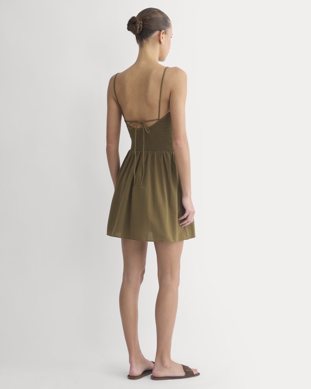 Gauze Smocked Mini Dress | Beech