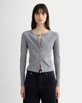 The Selfie Cardigan | Mid Heather Grey