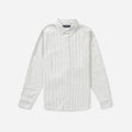 The Standard Fit Japanese Oxford Shirt | Uniform | White / Black Stripe | Standard