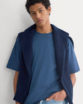 Archive Relaxed-Fit Cotton Crew | Midnight Navy