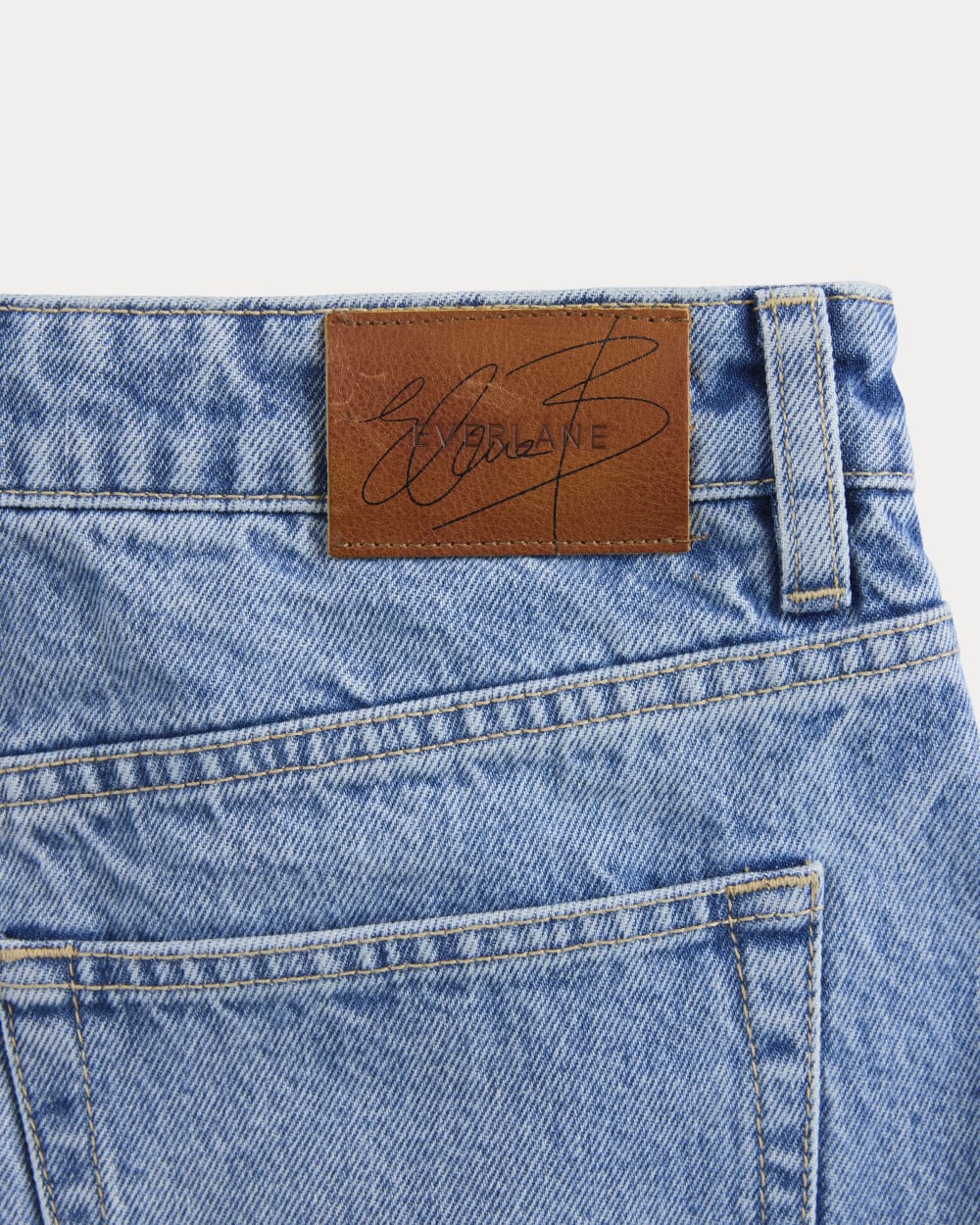 Everlane x Elena Bonvicini Thalia Mini Skirt | Crystal Cove Indigo