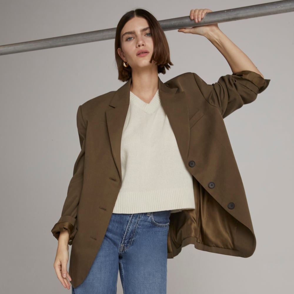 The Cashmere Vest | Bone