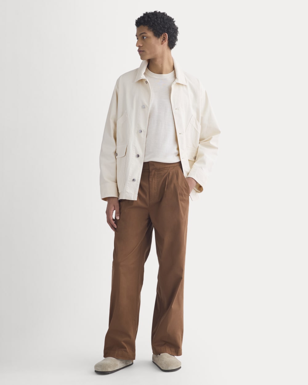 Pull-On Easy Trouser | Toffee