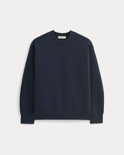 Luxe Fleece Crew Pullover | Navy