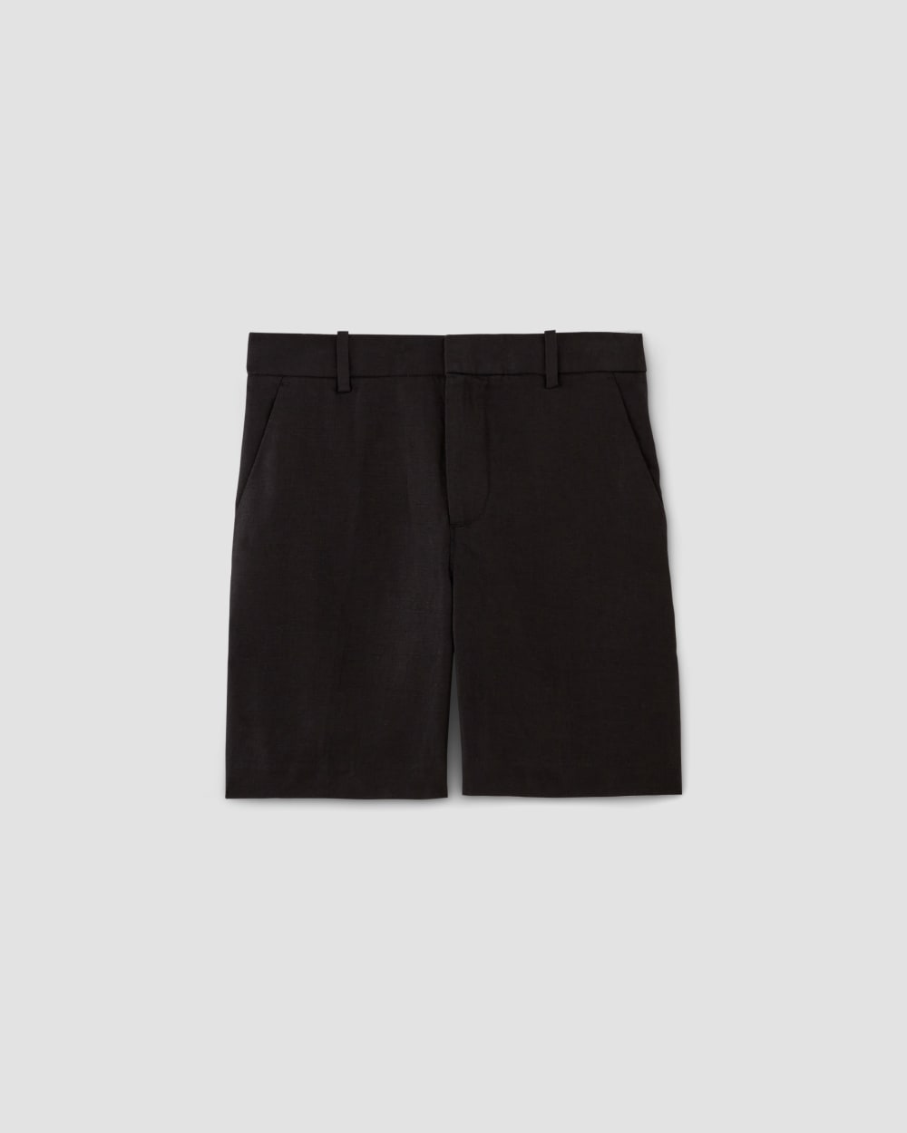The 7" Linen Trouser Short | Black