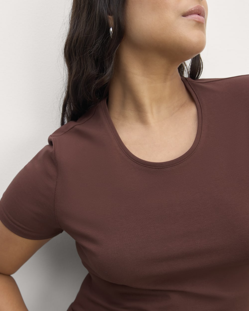 The Form Tee | Dark Mahogany