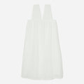 The Eyelet Smock Dress | White