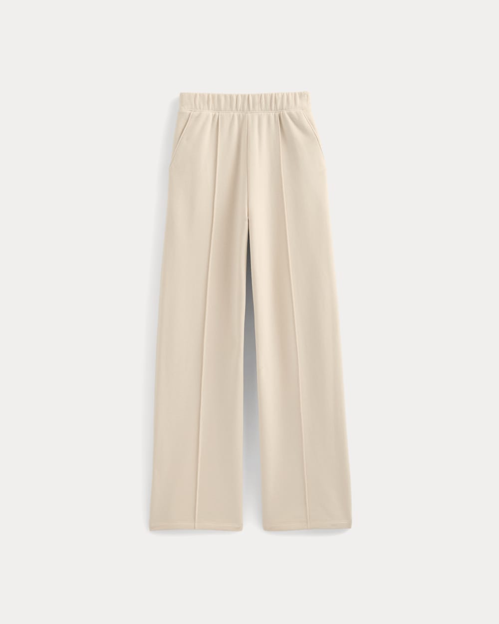 Lightweight Terry Pintuck Sweatpant | Parchment