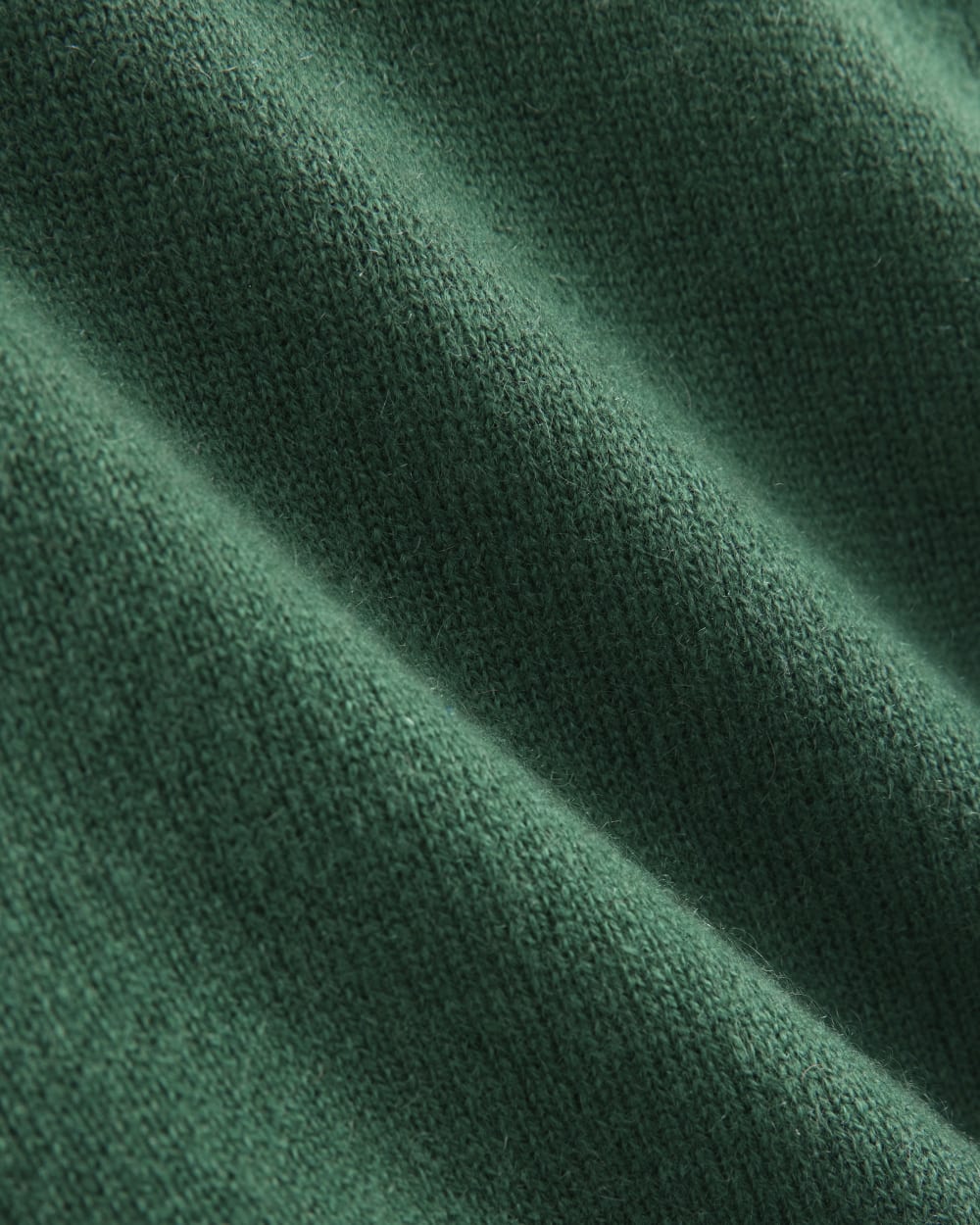 Cashmere Slim Crew Sweater | Hunter Green