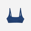 The Square-Neck Bikini Top | Blue Dusk