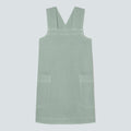 The Cross-Back Apron Mini Dress | Sea Glass