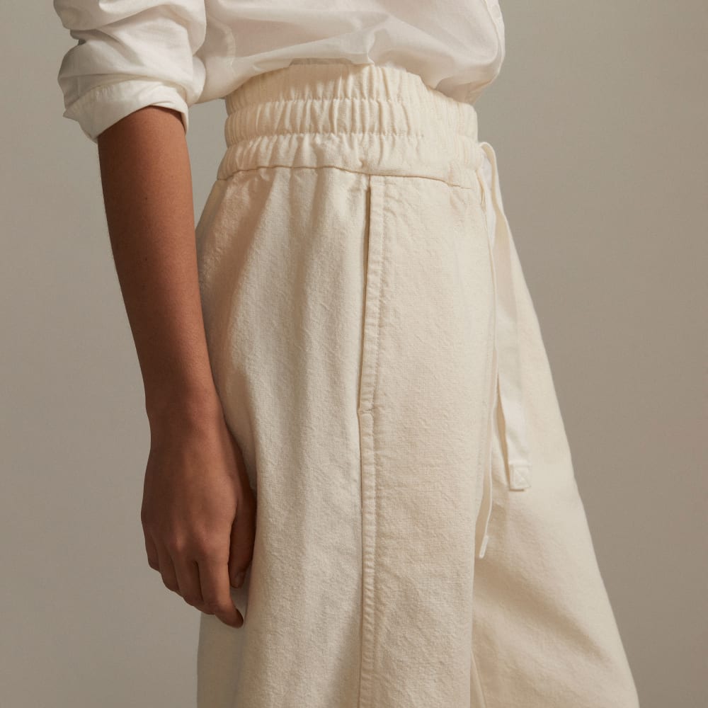 The Canvas Organic Cotton Pull-On Pant | Bone