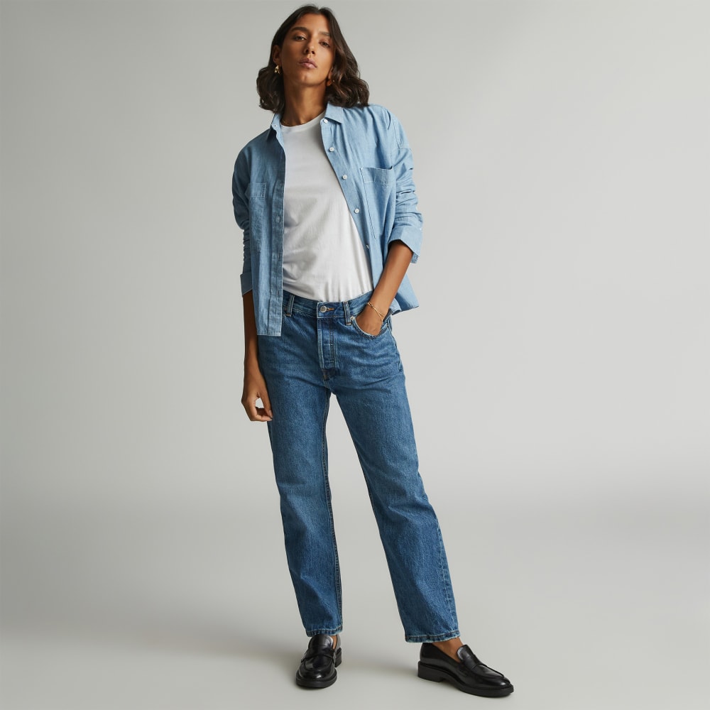 The Rigid Slouch Jean | Washed Indigo | 27.5” Inseam