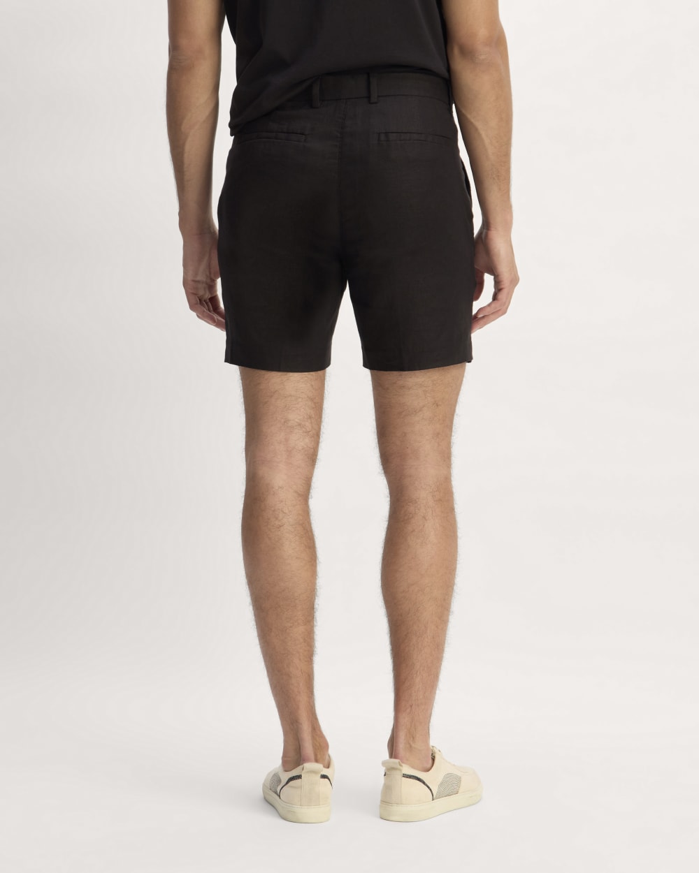 The 7" Linen Trouser Short | Black