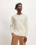 The Waffle Long-Sleeve Henley | Bone
