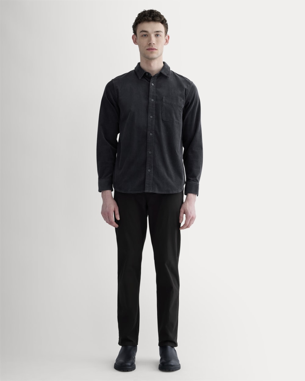The Classic Shirt in Corduroy | Graphite