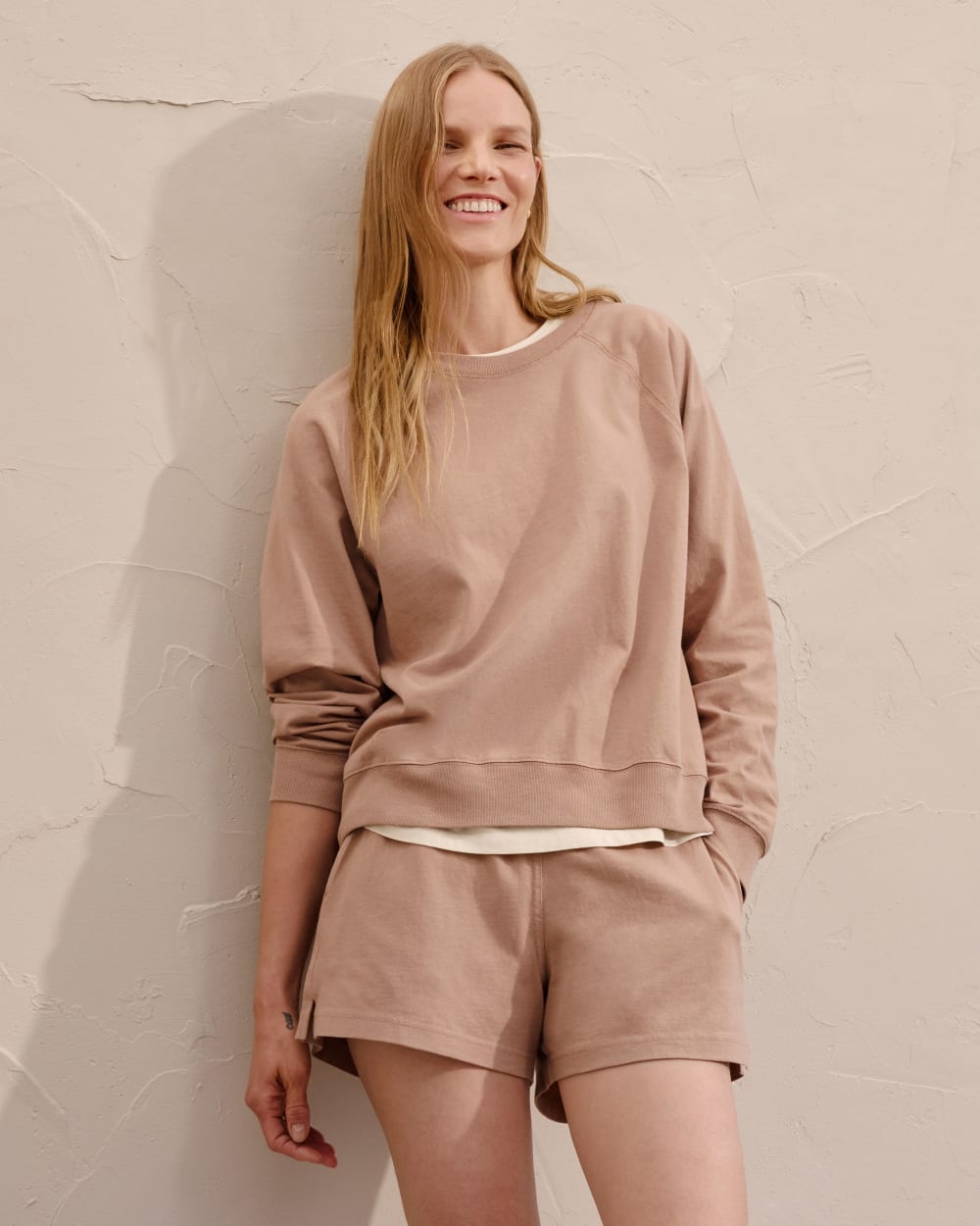 The Off-Duty Long-Sleeve Tee | Dusty Rose