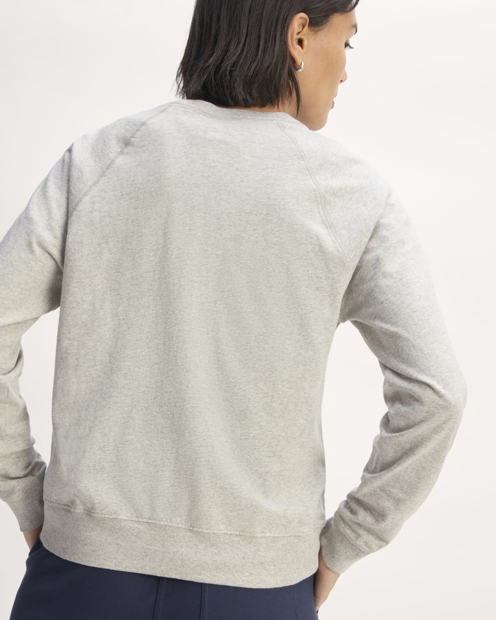 The Off-Duty Long-Sleeve Tee | Pale Heather Grey