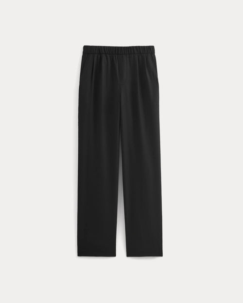 Pleated Trouser in Tailor Twill |  Black