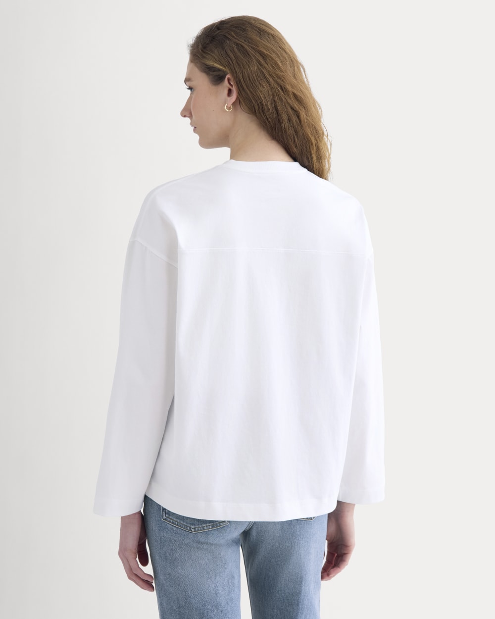Retro V-Neck Jersey | White