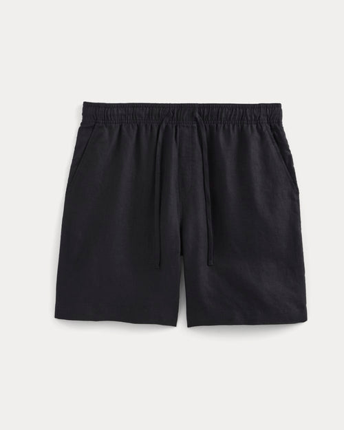 Linen Easy Short | Black