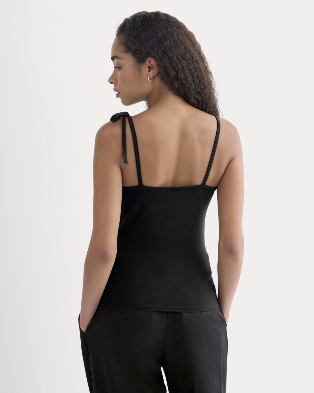 Tie-Shoulder Tank | Black