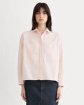 The Boxy Oxford | Rose Quartz Chambray