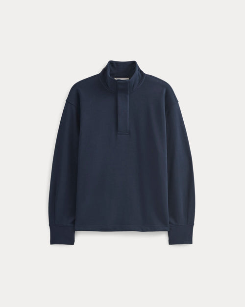Off-Duty Terry Pullover | Deep Navy