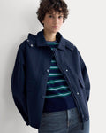 Re:Cycled Nylon Barrel Jacket | Deep Navy