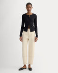 The Utility Barrel Pant | Ecru | Regular
