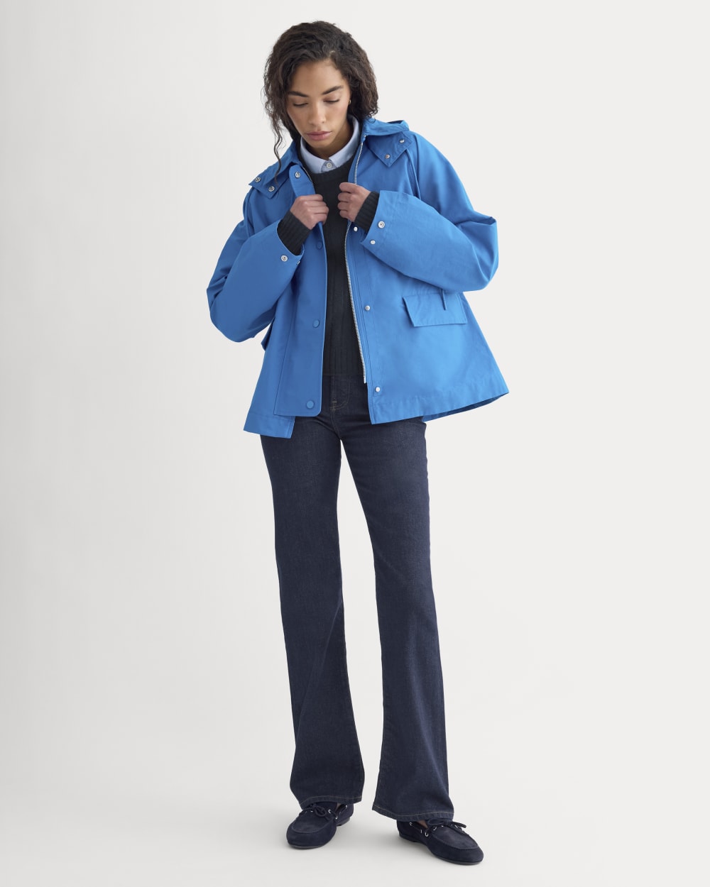 The Short Anorak | Imperial Blue